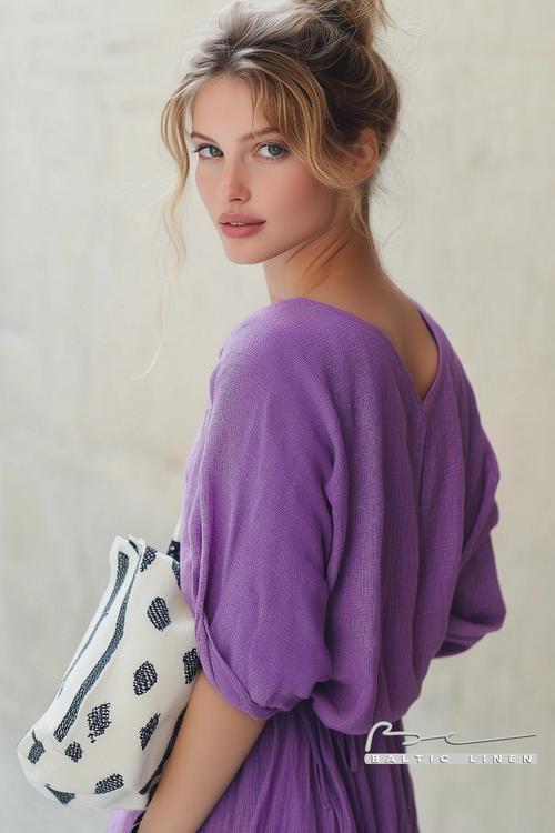 Chic Orchid Purple Tunic for Effortless Market Day Style Inspiration