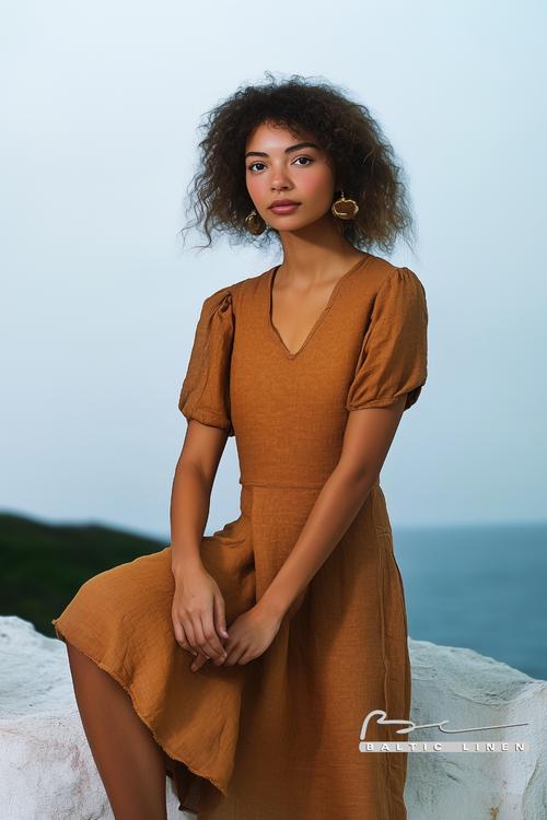 Stunning amber dress ideas inspired by Pink Granite Coast beauty