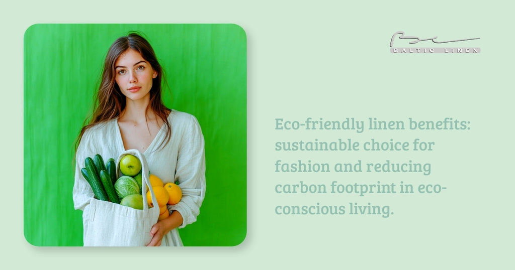 Eco-friendly linen benefits: sustainable choice for fashion and reducing carbon footprint in eco-conscious living.