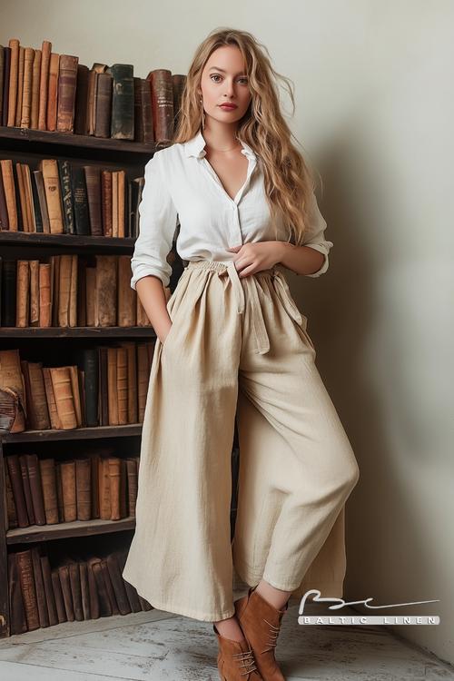 Stylish Casual Linen Suit in Granada Albayzín District Portrait