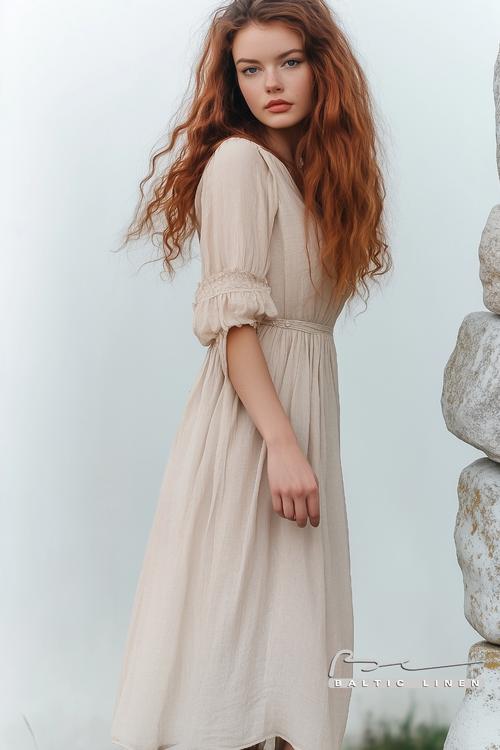 Enchanting woman portrait in a mystical stone circle setting