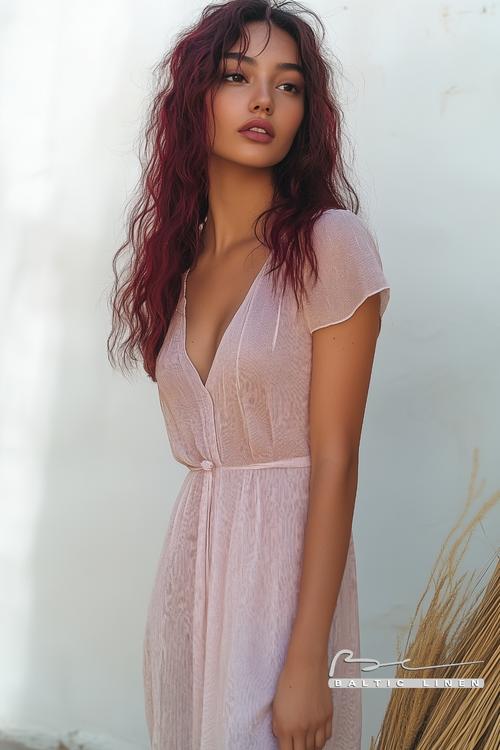 Burgundy Hair and Sustainable Fashion in Granada's Albayzín