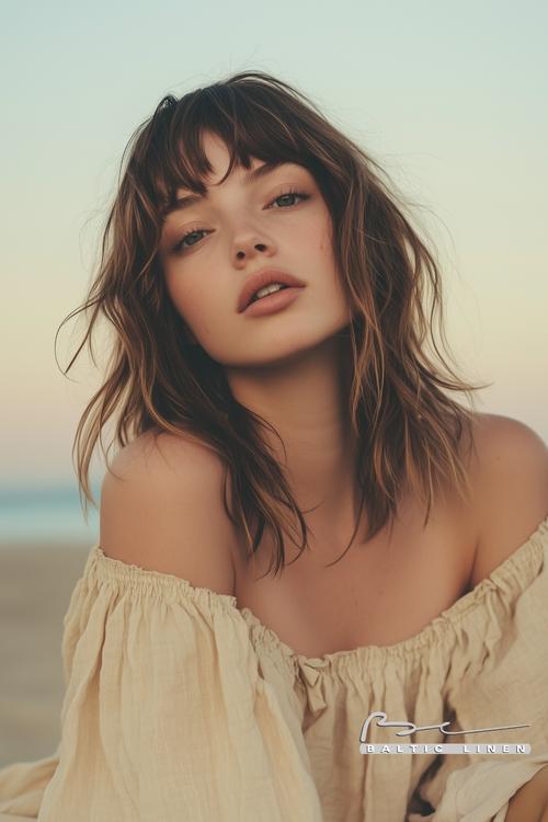 Eco-Friendly Fashion Inspiration at Côte de Granit Rose Beach