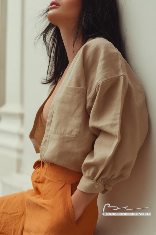 Elegant eco-friendly fashion by Chiara Scelsi in Notting Hill's mist
