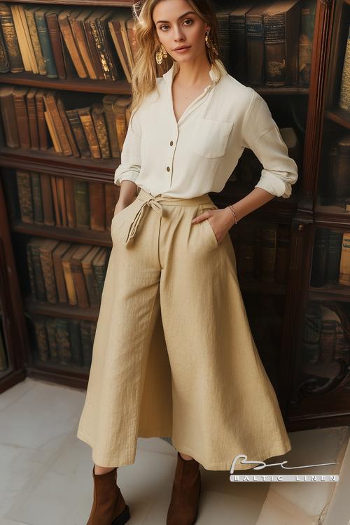 Chic Linen Fashion at Casa Batlló: Aerial Photography Inspiration