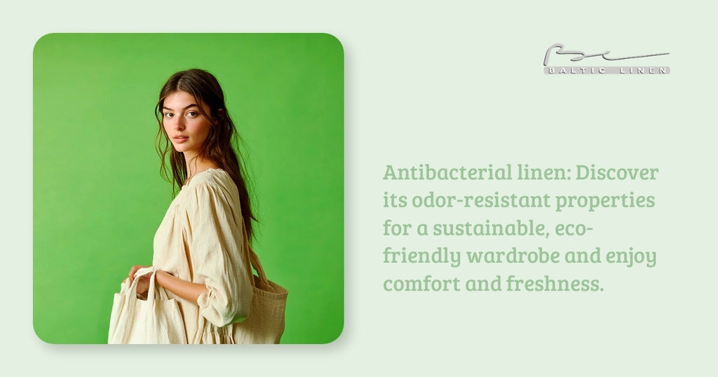 Antibacterial linen: Discover its odor-resistant properties for a sustainable, eco-friendly wardrobe and enjoy comfort and freshness.