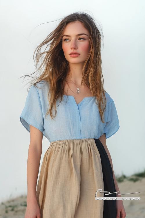 Eco-Friendly Fashion: Stunning Beachy Waves in Golden Hour Light