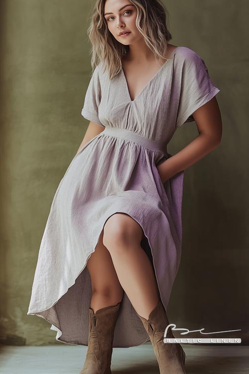 Eco-Friendly Linen Dress Showcase in Scenic Granada