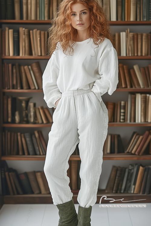 Chic eco-friendly fashion in The White Villages night scene
