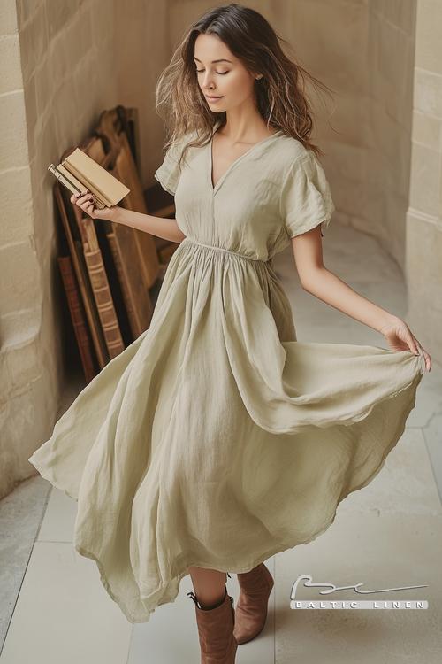 Eco-Friendly Fashion Set Against a Striking Gothic Cathedral