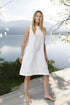 Linen sleeveless dress with deep side pockets - summer dress Jane from Baltic Linen
