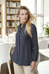 Soft linen shirt comes with side slits and adjustable sleeves Kelly from Baltic Linen