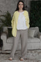 Image 1 of Linen shirt top long sleeve and button-down shirt Karina from Baltic Linen