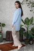 Image 13 of Linen shirt top long sleeve and button-down shirt Karina from Baltic Linen
