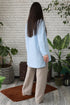 Image 14 of Linen shirt top long sleeve and button-down shirt Karina from Baltic Linen