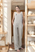 Natural linen overalls features side pockets and a relaxed fit Lukas from Baltic Linen