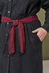 Image 19 of Linen long shirt dress with long sleeves and pockets Nika from Baltic Linen