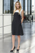 Image 1 of Evening linen dress features a sleeveless fit and side pockets Malvin from Baltic Linen