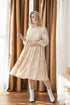 Summer linen dress comes with long sleeves and flowy design Marisa from Baltic Linen