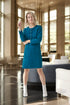 Image 1 of womens flax dress with long sleeves and pockets Mistyka from Baltic Linen