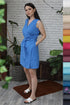 Image 15 of Wrap linen dress with an oversized fit and no sleeves Maya from Baltic Linen