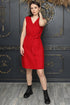 Image 1 of Wrap linen dress with an oversized fit and no sleeves Maya from Baltic Linen