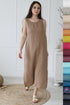 Image 15 of Linen maxi dress without sleeves and perfect for summer Mia from Baltic Linen