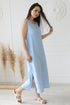 Image 9 of Linen maxi dress without sleeves and perfect for summer Mia from Baltic Linen