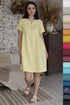 Image 15 of Linen maternity dress with short sleeves and side pockets Milano from Baltic Linen