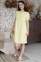Image 1 of Linen maternity dress with short sleeves and side pockets Milano from Baltic Linen