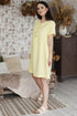 Image 3 of Linen maternity dress with short sleeves and side pockets Milano from Baltic Linen