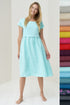 Image 19 of Pure linen dress features short sleeves and side pockets Molly from Baltic Linen