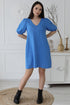 Image 3 of Linen smock dress with side pockets & comfortable Monica from Baltic Linen