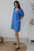 Image 5 of Linen smock dress with side pockets & comfortable Monica from Baltic Linen