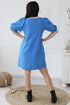 Image 7 of Linen smock dress with side pockets & comfortable Monica from Baltic Linen