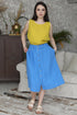 Image 9 of Linen midi skirt with an elastic waist in the back Nela from Baltic Linen