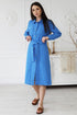 Image 2 of Linen long shirt dress with long sleeves and pockets Nika from Baltic Linen
