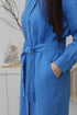 Image 5 of Linen long shirt dress with long sleeves and pockets Nika from Baltic Linen