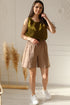 Image 5 of Organic linen shorts with side pockets and wide fit Phoebe from Baltic Linen