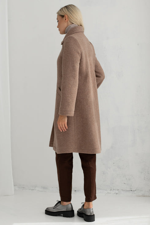 Image 7 of Warm wool coat Ellen from Baltic Linen