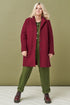 Image 8 of Classics style wool coat with long sleeves and pockets Erika from Baltic Linen