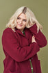 Image 10 of Classics style wool coat with long sleeves and pockets Erika from Baltic Linen
