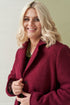 Image 14 of Classics style wool coat with long sleeves and pockets Erika from Baltic Linen