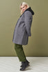 Image 2 of Classics style wool coat with long sleeves and pockets Erika from Baltic Linen