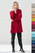 Image 15 of Classics style wool coat with long sleeves and pockets Erika from Baltic Linen