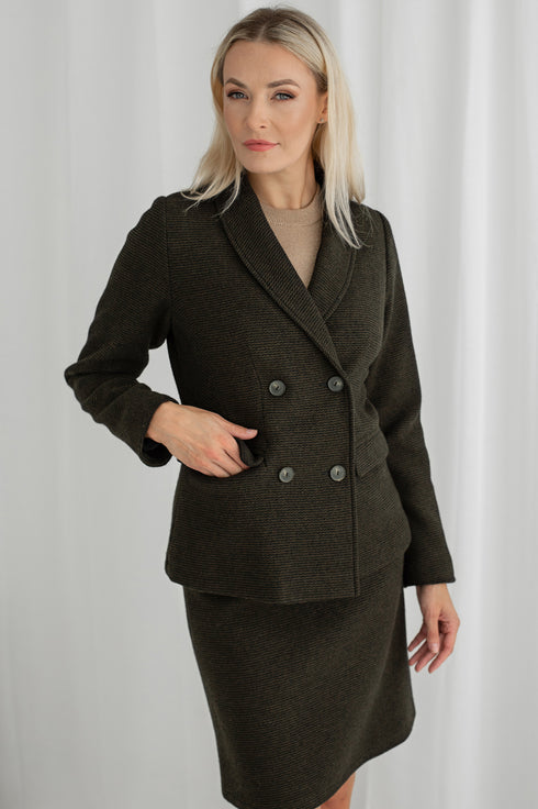 Image 10 of Warm autumn wool jacket Janice from Baltic Linen