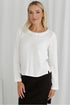 Image 2 of Linen blouse with long sleeves Ketrin from Baltic Linen