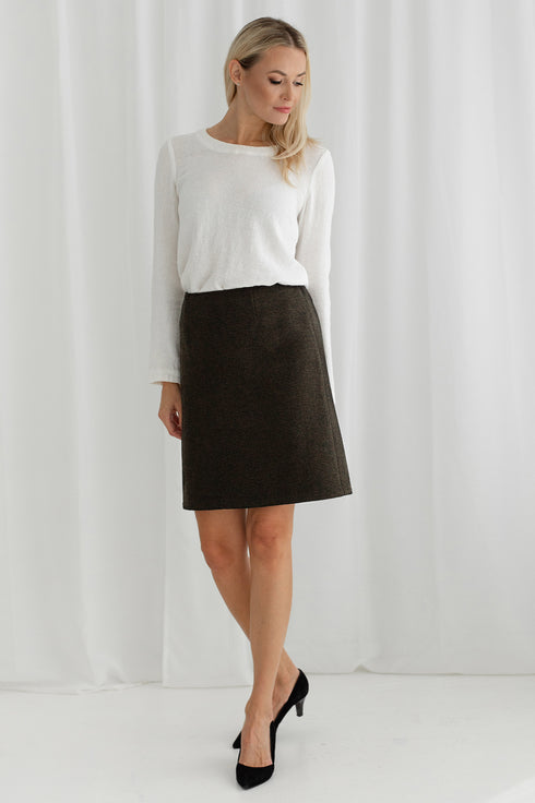 Image 8 of Linen blouse with long sleeves Ketrin from Baltic Linen