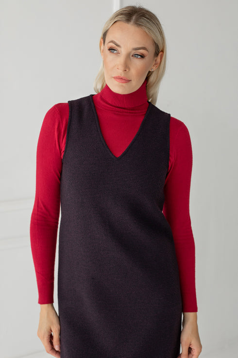 Image 3 of Womens warm wool dress Lily from Baltic Linen