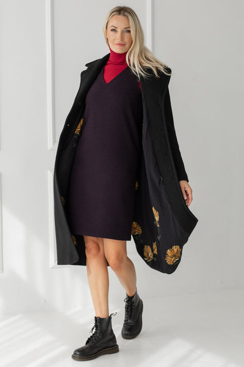 Image 6 of Womens warm wool dress Lily from Baltic Linen